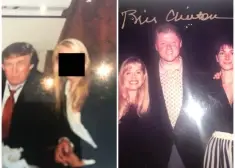 FOTO: Bils Klintons, Donalds Tramps, Vudijs Allens - demokrātu publicētie foto, kas atrasti pedofila Epstīna īpašumā, liek uzdot jautājumus