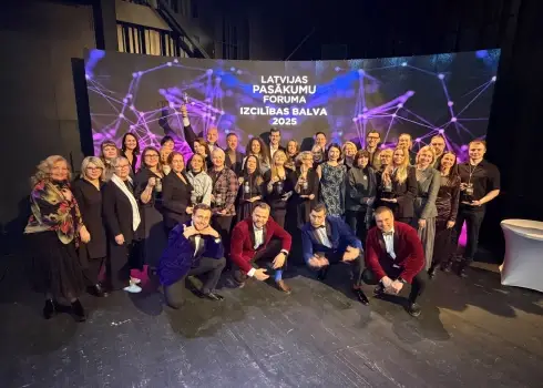 Latvijas Pasākumu foruma Izcilības balvas 2025 pasniegšanas ceremonija