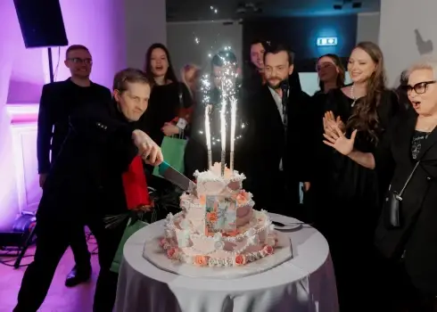 Iestudējuma "Bolderāja" pirmizrādes viesi Mihaila Čehova Rīgas Krievu teātrī 2026. gada februārī