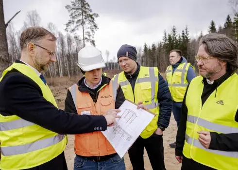Turpinās Sēlijas poligona būvniecības darbi